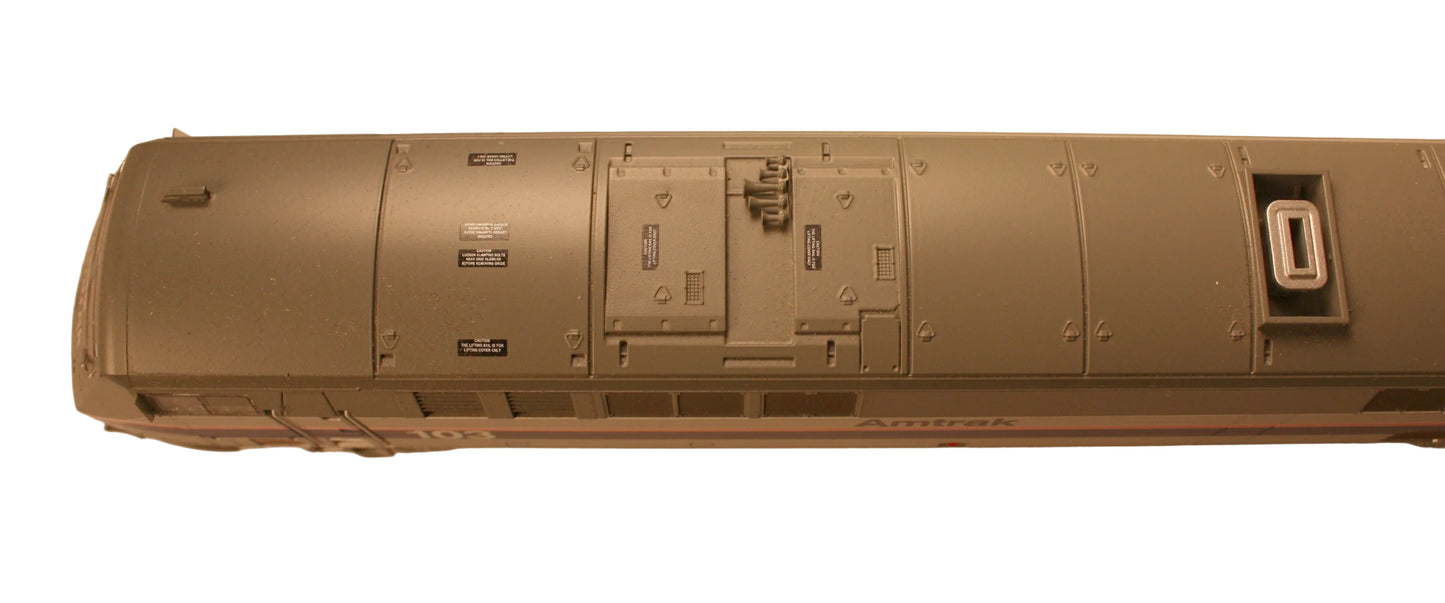 Ath - 36588  S AMD 103 ( P42 ) exhaust/horn/antenas (pkg 2 pair) SILVER