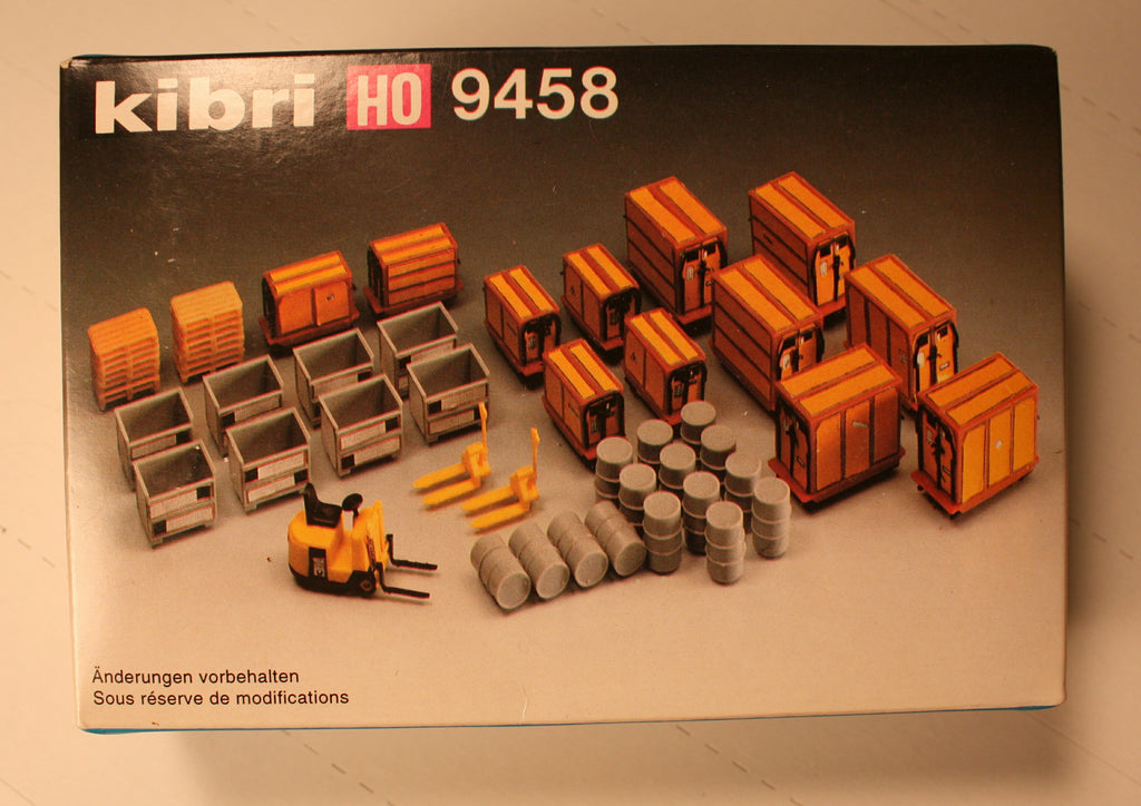 Kibri #9458 Freight dock loading equipment (plastic kit)