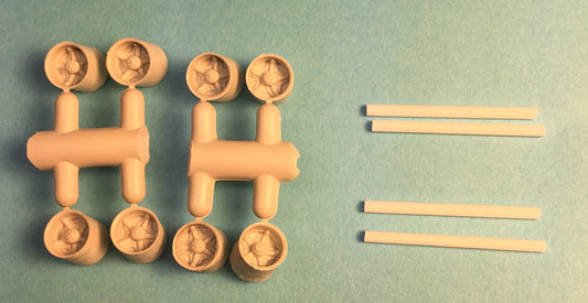 50151 - Spoke Wheels/Axles (pkg. 8)