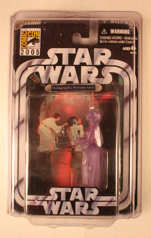 SW 20911 holographic princess leia  comic con 2005