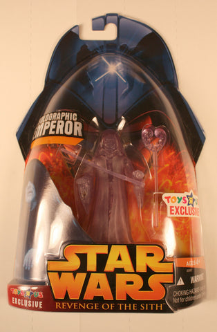 SW 311619 holographic emperor palpatine  toys R us exclusive