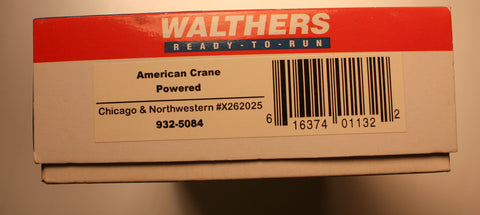 Walthers-5084  American Crane (powered)  CN&W