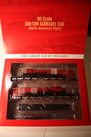 Bach-80513  Schnabel rail car (completely assembled ready to operate)
