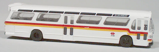 BUS 44502  Busch-American fish bowl bus  (RTD line/Los Angeles) HO 1:87 scale