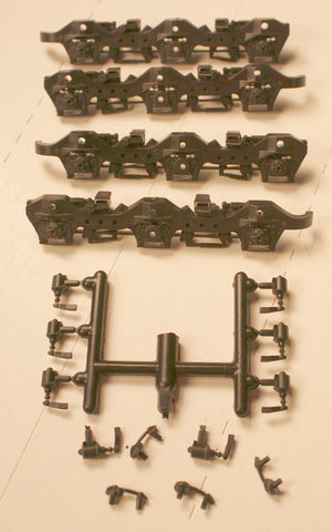 #ATHSF-103,   SD40-2, T-2  Sideframe Set (plastic)- Fits Athearn Trucks