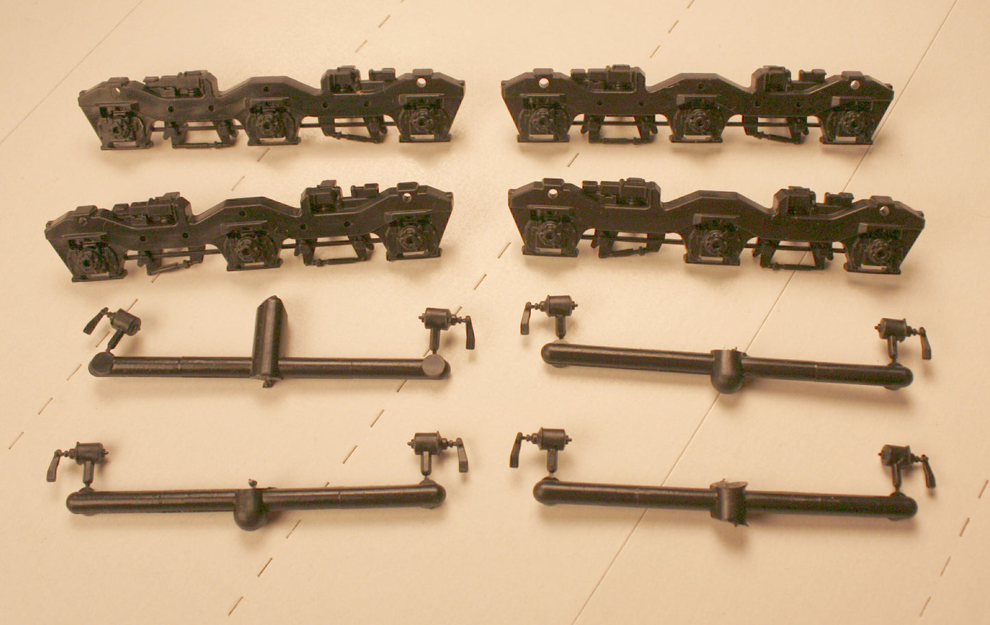 ATH 40066 SD45  Sideframe Set (plastic)- Fits Athearn Trucks