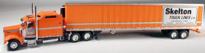 #T-SP-025 	Kenworth W900L w/Sleeper/53 ft Reefer Trailer - Skelton