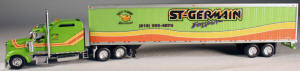 #T-SP-029 		Kenworth W900L w/Slper / 53 ft Dry Trailer - St. Germain