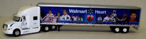 T SP 065 International Prostar Sleeper Cab with 53 ft dry van Walmart