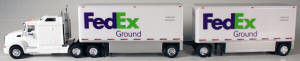 T SPT 3129 Kenworth T660 Drop Deck Doubles FedEx