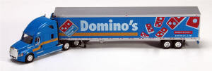 T SPT - 3257   	Freightliner Cascadia sleper w/53 ft Dry Trler-Domino's Pizza