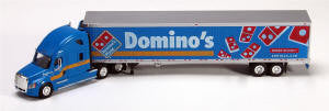 #T-SPT-3257   	Freightliner Cascadia sleper w/53 ft Dry Trler-Domino's Pizza
