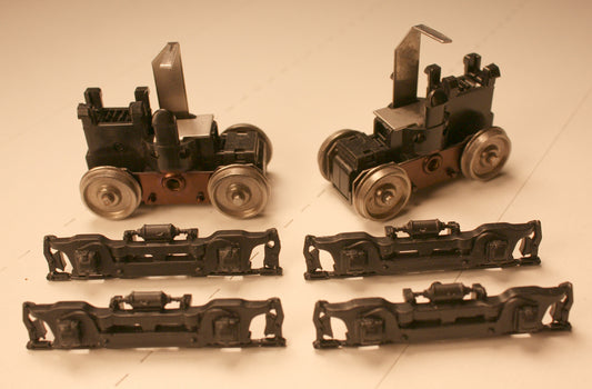 PPW PT41023 4  Power Trucks For early  Athearn Switchers  (SW7  S-12)  Baldwin (SW1000 and 1500)