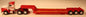 T SPT 3029  KW T800 day cab   low boy trailer  white and red