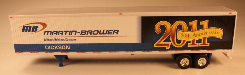 T SP  157  53' dry van trailer  Martin Brower 20th Anniversary