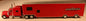 T SPT 3049  Peterbuilt  389 tractor   red racing trailer  Pannela Motor Sport
