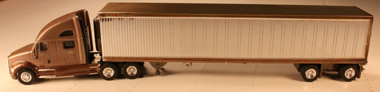 T SPT - 772          KW T700  w/53' reefer trler     Brown