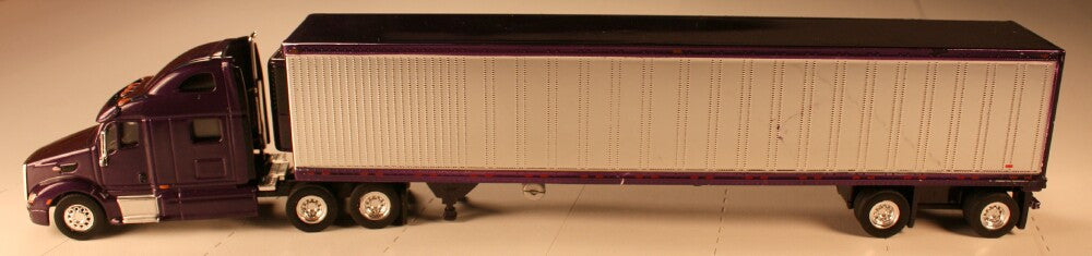 #T-SPT-782            Perterbuilt 587 w/53' reefer trler    Purple