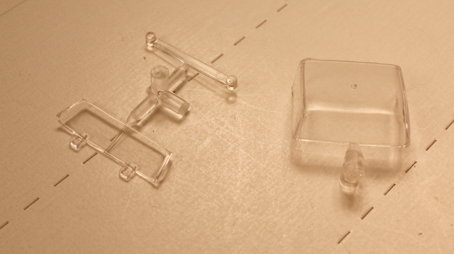 ATH 55024  Ford C cab,  (includes- interior, window set)