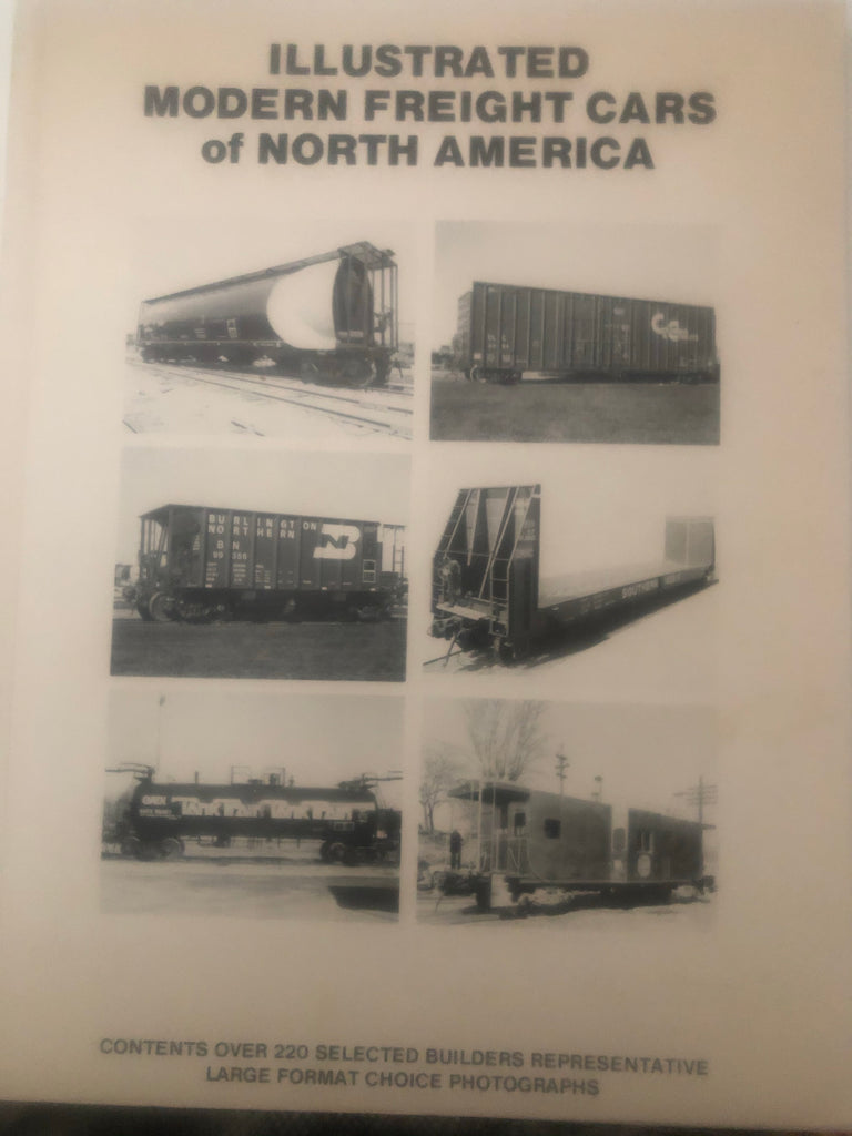 BK180  ILLUSTRATED MODERN FREIGHT CARS of NORTH AMERICA