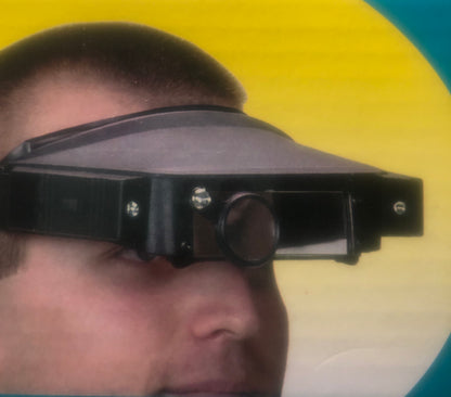 HT - 100 - Headstrap Magnifier with 4 Lenses and Light