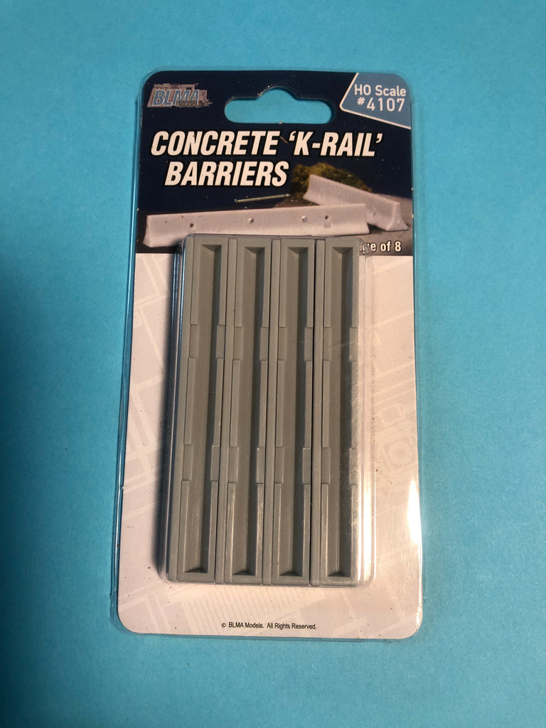 BLMA-4107 Concrete K-Rail Barrier – PPW/A-Line/Arrow Hobby