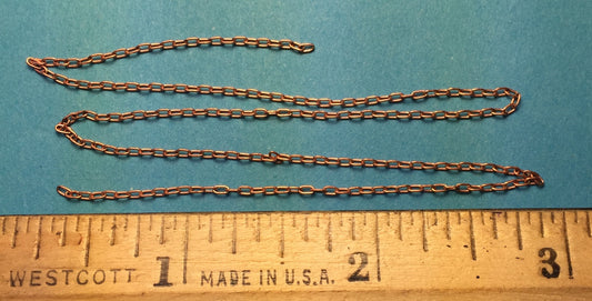 29218 - Miniature Chain - Brass 15 Links Per Inch ( wire dia .013 )  (12")
