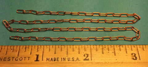 #29271 - Miniature Chain - Brass 6 Links Per Inch  ( wire dia  .019 )  (12")