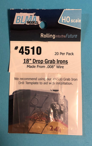 BLMA-4510 18" Drop Grab Irons