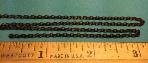 #29272 - Miniature Chain - Black 13 Links Per Inch  (12")