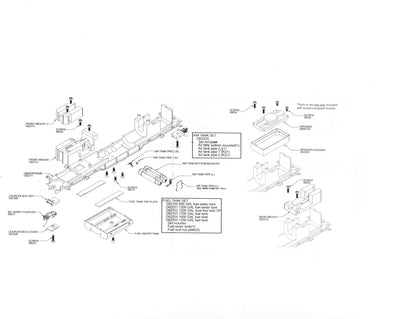 Ath-92020 - Athearn Genesis Complete GP7/GP9 Chassis (also fits Front Range GP 7/9 body and original Athearn GP 9 shell)