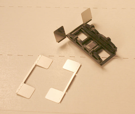 50619 - Mud Flaps - photo-etched stainless steel (Pkg. 2)