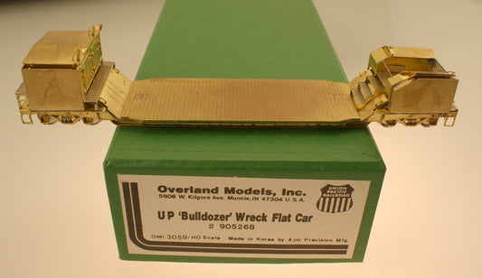 OMI-3059  UP 'Bulldozer' Wreck Flat  #905268