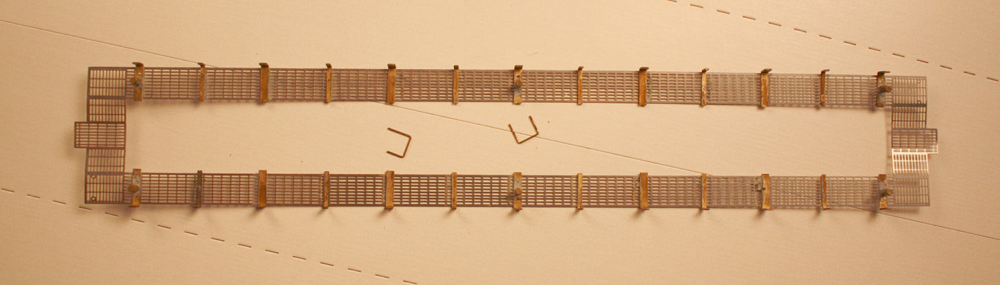 OMI -2161  Athearn ACF 4-bay cov hper (Rectangular Hole Photo Etched Walkway)