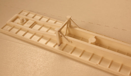 TS 125  Modern Style Landing Legs w/Flat Sand Pads (pkg-4)