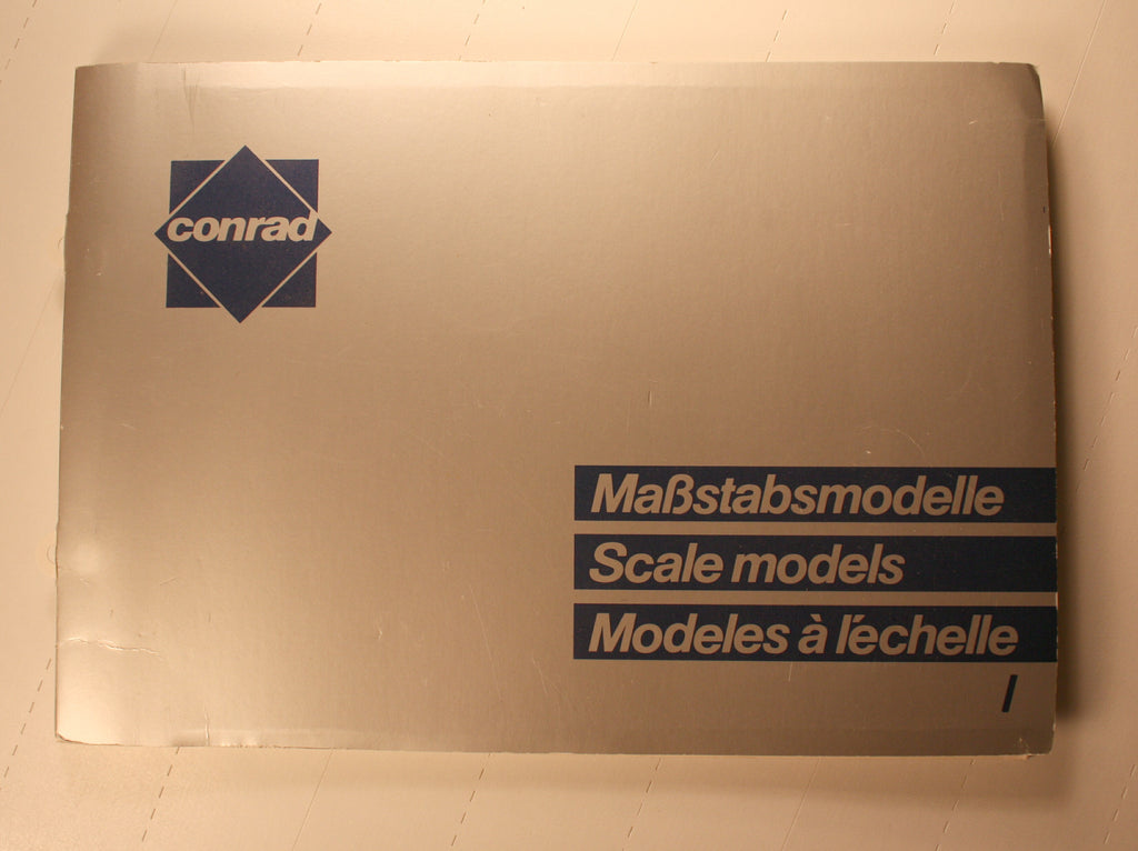BK200      Conrad die cast model catalog Vol -1  (MaBstabsmodelle Vol.1)